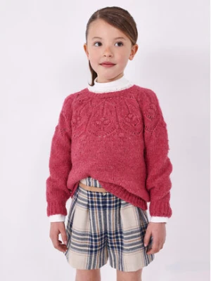 Mayoral Sweter 4.304 Różowy Regular Fit