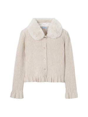 Mayoral Sweter 4311 Écru Regular Fit Kremowy