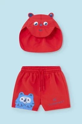 Mayoral szorty kąpielowe niemowlęce kolor czerwony