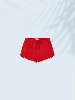 Mayoral Szorty materiałowe 607 Czerwony Regular Fit