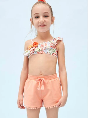 Mayoral Szorty materiałowe 607 Pomarańczowy Regular Fit