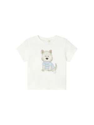 Mayoral T-Shirt 1001 Biały Regular Fit