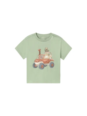 Mayoral T-Shirt 1010 Zielony Regular Fit