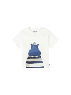 Mayoral T-Shirt 1011 Biały Regular Fit