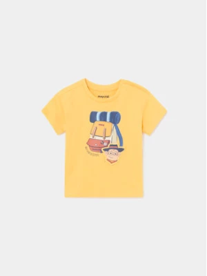 Mayoral T-Shirt 1020 Żółty Regular Fit