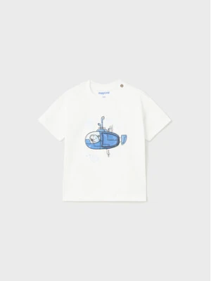 Mayoral T-Shirt 1029 Biały Regular Fit