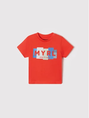Mayoral T-Shirt 106 Czerwony Regular Fit
