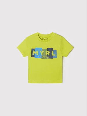 Mayoral T-Shirt 106 Zielony Regular Fit