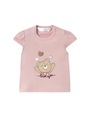 Mayoral T-Shirt 1070 Różowy Regular Fit