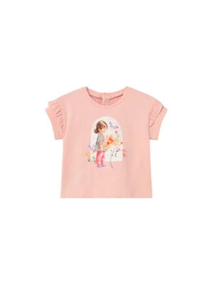 Mayoral T-Shirt 1080 Różowy Regular Fit