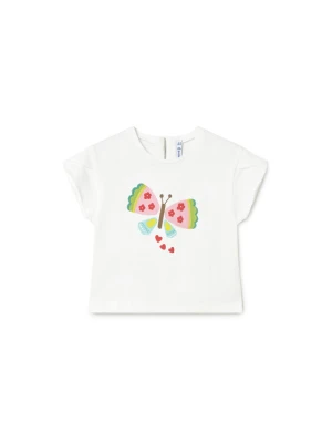 Mayoral T-Shirt 1087 Biały Regular Fit