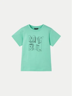 Mayoral T-Shirt 170 Zielony Regular Fit