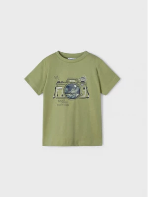 Mayoral T-Shirt 3003 Zielony Regular Fit