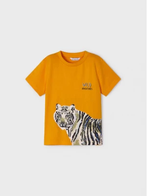 Mayoral T-Shirt 3007 Pomarańczowy Regular Fit