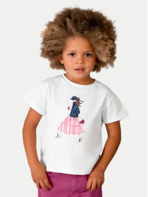 Mayoral T-Shirt 3011 Biały Regular Fit