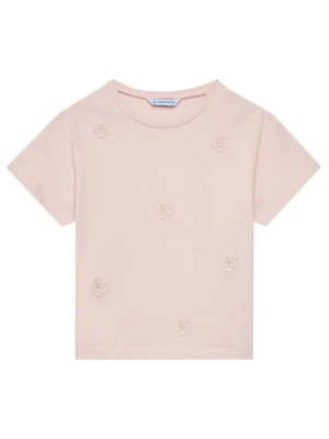 Mayoral T-Shirt 3013 Różowy Regular Fit
