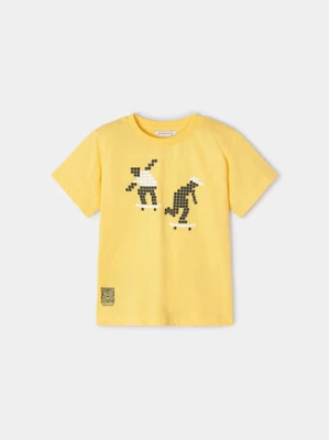 Mayoral T-Shirt 3013 Żółty Regular Fit