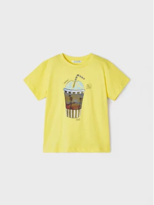 Mayoral T-Shirt 3014 Żółty Regular Fit