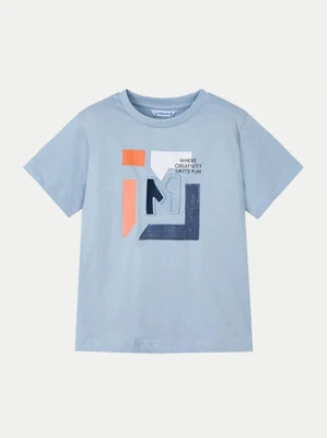 Mayoral T-Shirt 3030 Niebieski Regular Fit