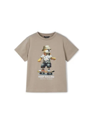 Mayoral T-Shirt 3041 Beżowy Regular Fit