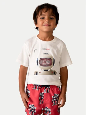 Mayoral T-Shirt 3065 Écru Regular Fit