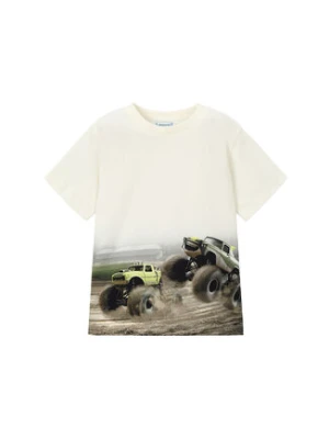 Mayoral T-Shirt 3071 Biały Regular Fit