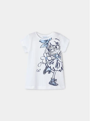 Mayoral T-Shirt 3090 Biały Regular Fit