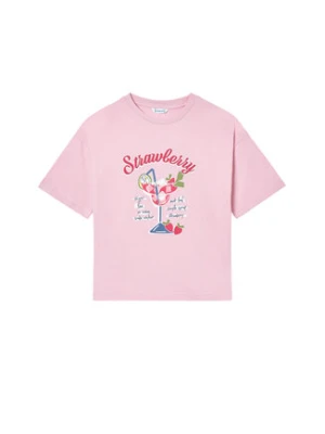 Mayoral T-Shirt 6011 Różowy Regular Fit
