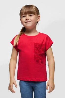 Mayoral t-shirt dziecięcy kod QR do gry kolor fioletowy