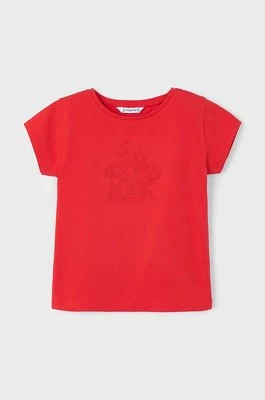 Mayoral t-shirt dziecięcy kolor fioletowy