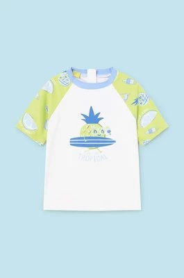 Mayoral t-shirt kąpielowy niemowlęcy kolor zielony