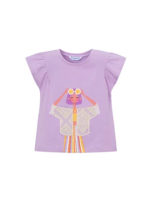 Mayoral Top 3007 Fioletowy Regular Fit