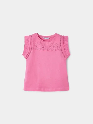 Mayoral Top 3094 Różowy Regular Fit