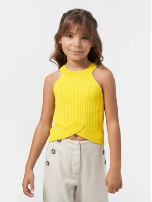 Mayoral Top 6023 Żółty Slim Fit