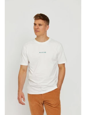 MAZINE Koszulka "Logo" w kolorze białym rozmiar: S