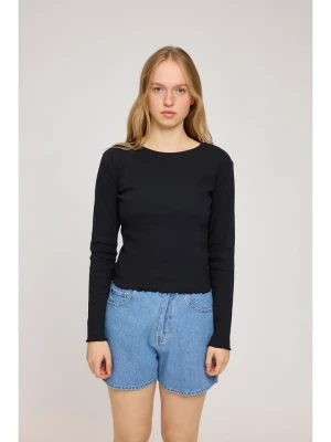 MAZINE Koszulka "Ribbed" w kolorze czarnym rozmiar: L