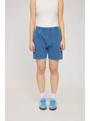 MAZINE Szorty dresowe "Natural Dye" w kolorze niebieskim rozmiar: L