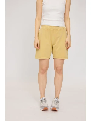 MAZINE Szorty dresowe "Natural Dye" w kolorze żółtym rozmiar: L