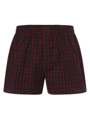 Mc Earl Bokserki Mężczyźni Bawełna niebieski|czerwony w kratkę,