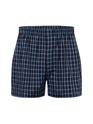 Mc Earl Męskie spodnie od piżamy Mężczyźni Bawełna niebieski jednolity,