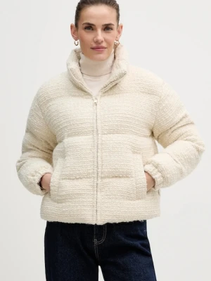 MC2 Saint Barth kurtka z domieszką wełny kolor beżowy zimowa MDY0002