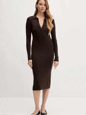 MC2 Saint Barth sukienka z dodatkiem wełny