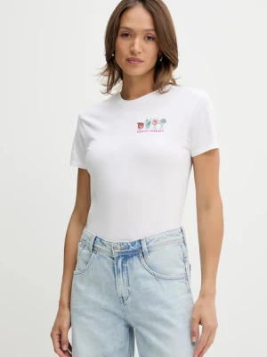MC2 Saint Barth t-shirt bawełniany damski kolor beżowy EMI0001