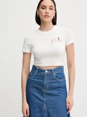 Zdjęcie produktu MC2 Saint Barth t-shirt bawełniany damski kolor biały NIV0001