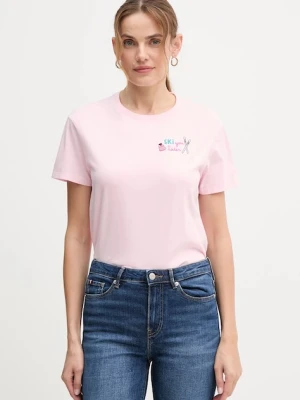 MC2 Saint Barth t-shirt bawełniany damski kolor różowy EMI0002