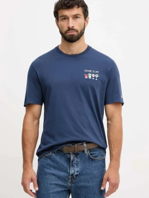 MC2 Saint Barth t-shirt bawełniany kolor granatowy z nadrukiem