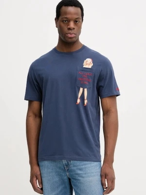 MC2 Saint Barth t-shirt bawełniany męski kolor biały wzorzysty CONR0002