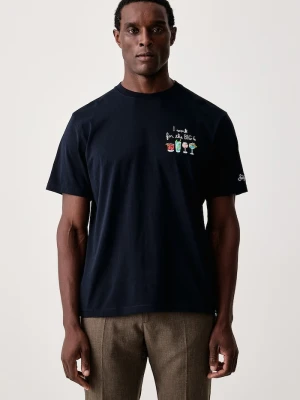 MC2 Saint Barth T-shirt damski bawełniany granatowy