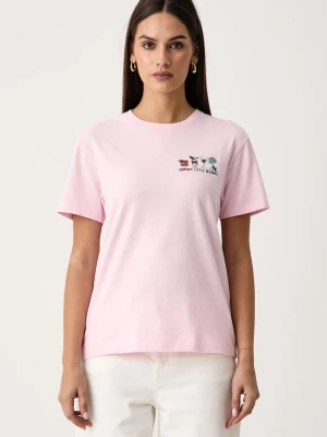 MC2 Saint Barth T-shirt damski bawełniany różowy