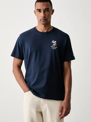 MC2 Saint Barth T-shirt męski bawełniany PORTOFINO granatowy